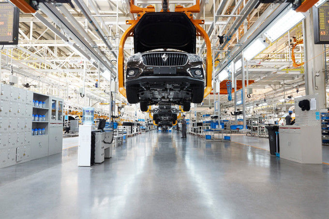 Shaanxi Xianghelixin Automobile Sales Service Co., Ltd. γραμμή παραγωγής του κατασκευαστή